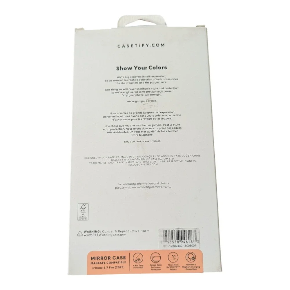 Casetify important notes